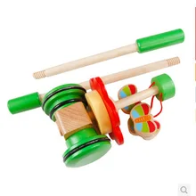 Деревянные детские ходунки до 2 лет, животные, однополюсная спиральная тележка, ходунки для детей, развивающие игрушки для детей раннего возраста