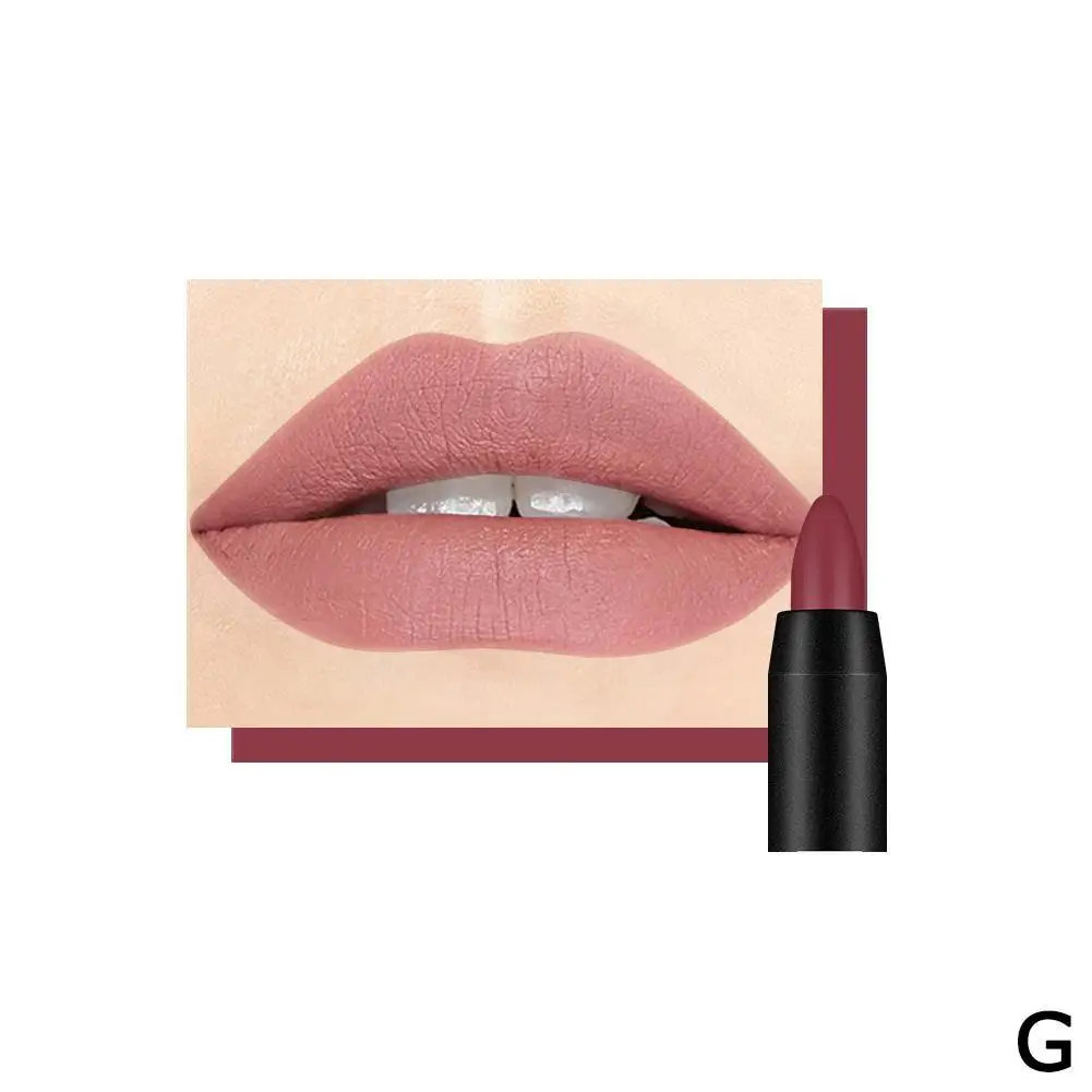 19Color Sexy Kiss Proof Matte Lipstick Longlasting Makeup Pen Lipsticks Lip I2E9 Give Your Lips A Long Lasting Color - Цвет: as the picture 7