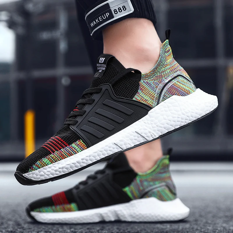 

2019 New Men Casual Shoes Summer Brand Lace-up Light Weight Comfortable Breathable Walking Sneakers Tenis Masculino Adulto Shoes