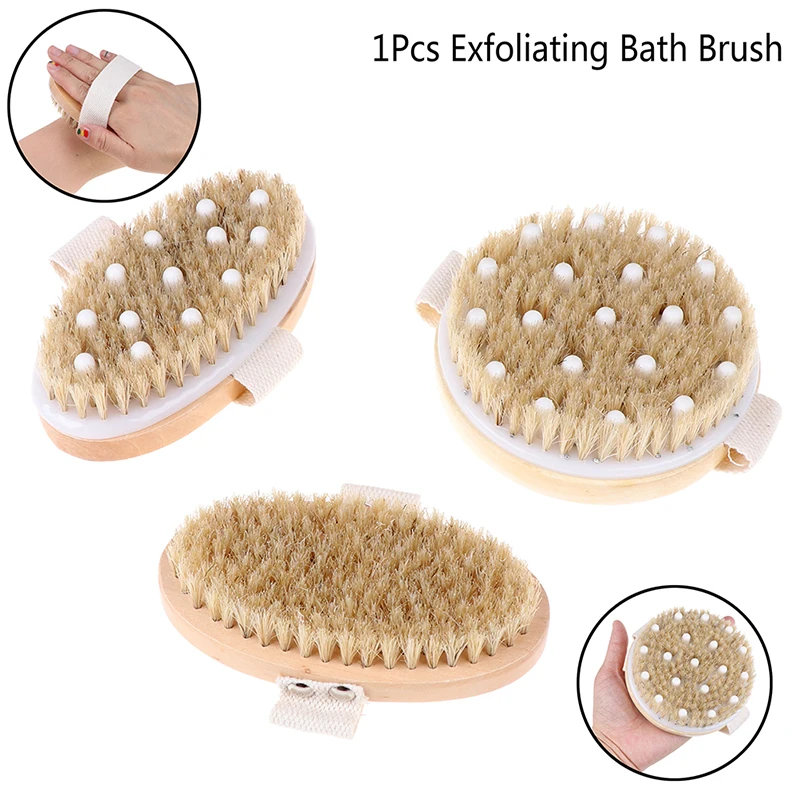 Exfoliating Bath Brush Dry Skin Body Massage Brush Back Scrubber Back Brush Body Scrub Skin Bathing Brushing Massage