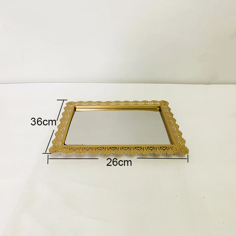1pcs square Золотой и белый металлическая, для подставки для пирожных, круглый кекс подставки, одежда для свадьбы, дня рождения десерт кекс пьедестал/Дисплей/пластина - Цвет: 1pcs square