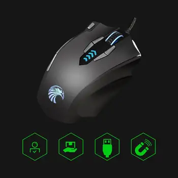 

Wired Gaming Mouse Z7900 USB Mat-Finish Backlit Mouse Heavy Mouse For PC Computer Laptop Mice Controller For Gamers For Office