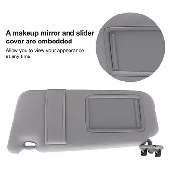 

1PC Car Sun Visor Driving Position Sunshade Front Windscreen Antidazzle Sun Shade Sunshield With Mirror Kit For Toyota