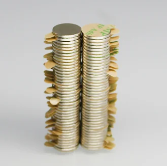 

Neodymium magnet Multiple sizes with 3M Adhesive Rare Earth Strong Round permanent 10x1 12x1 15x1 20x1mm NdFeB nickle magnet