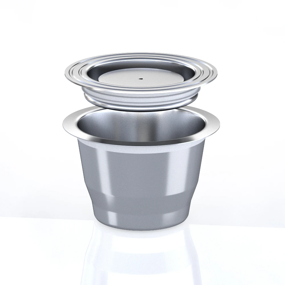 Многоразовые капсулы Nespresso из нержавеющей стали многоразовые 2 в 1 использование