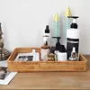 Rattan Storage Box Hand-Woven Rattan Storage Tray Wicker Basket Fruit Tea Organizer Kitchen Supplies Household Tools 2