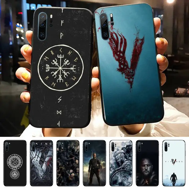

Ragnar Lothbrok Vikings Phone Case Funda For Huawei P40 P10 P20 P30 Lite 2016 2017 2019 plus pro P smart