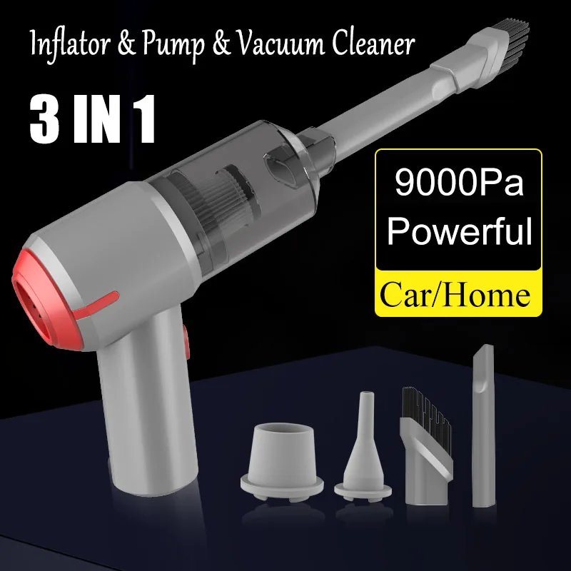 Computer Cleaning Kit Handheld Air Blower Handheld Vacuum Cleaner Wireless Compressed Air Duster