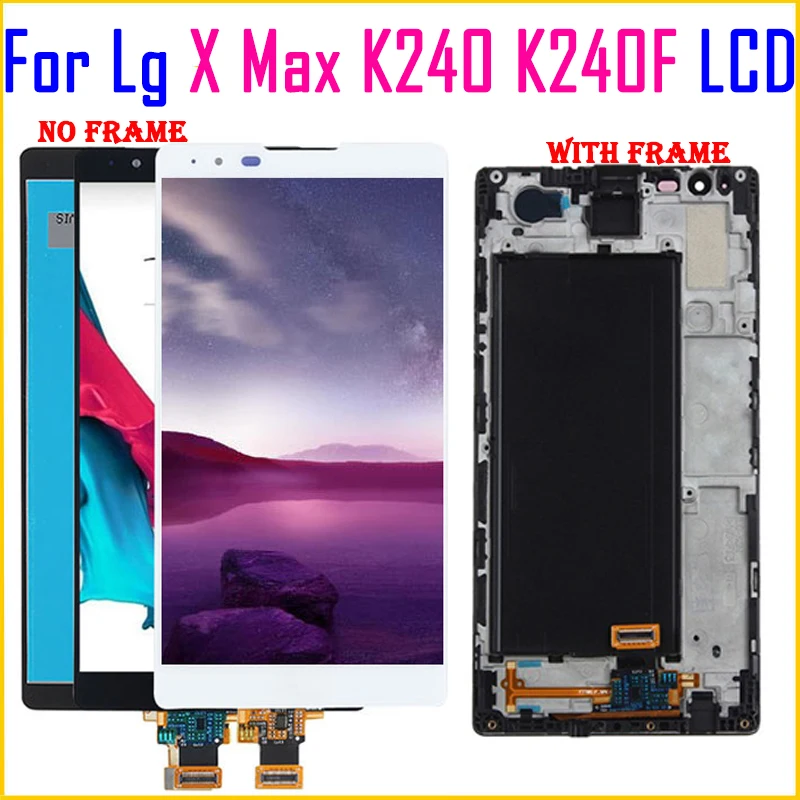 Для LG X Max k240 K240H K240F ЖК дисплей Дисплей кодирующий преобразователь сенсорного