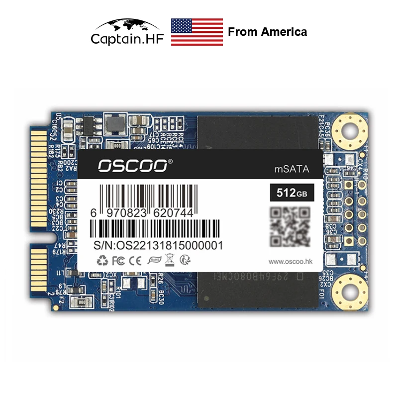 Твердотельный накопитель US Captain SSD mSATA 64 ГБ 128 256 512 MSATA Внутренний твердотельный