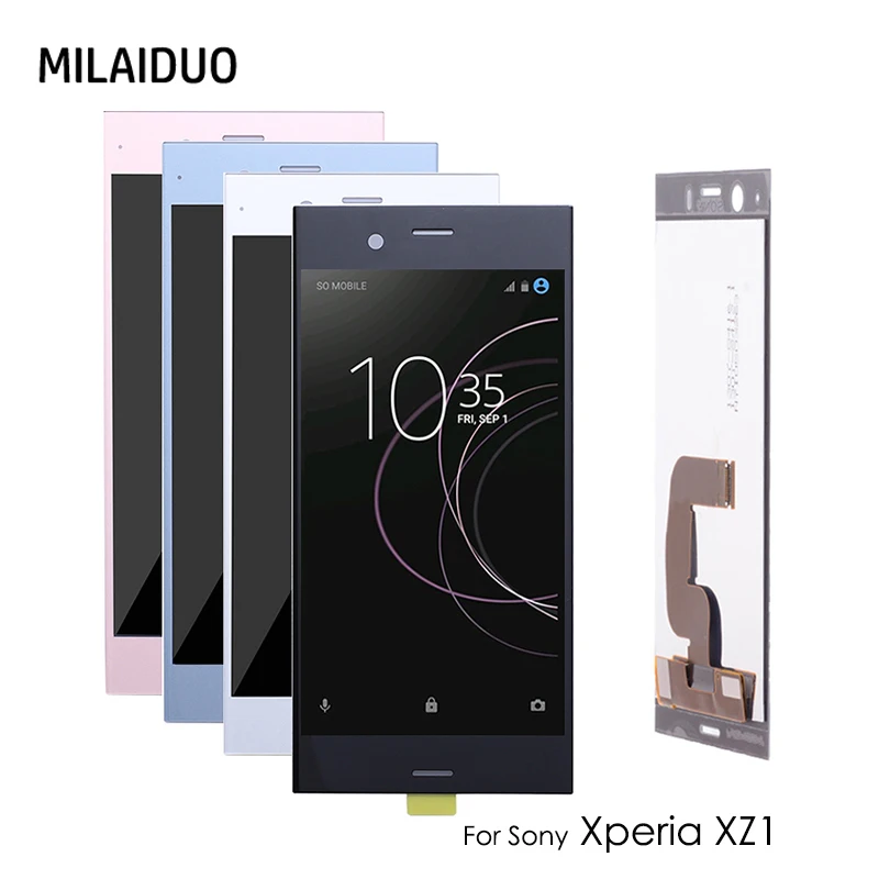 ЖК-дисплей для Sony Xperia XZ1 G8341 G8342 кодирующий преобразователь сенсорного экрана в