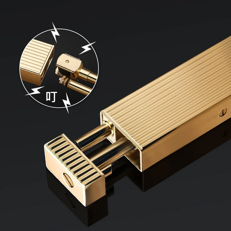 Кремневая зажигалка с огненным шлифовальным колесом, медная керосиновая масляная зажигалка, бензиновые Ретро гаджеты для мужчин, выдвижная зажигалка с зажиганием