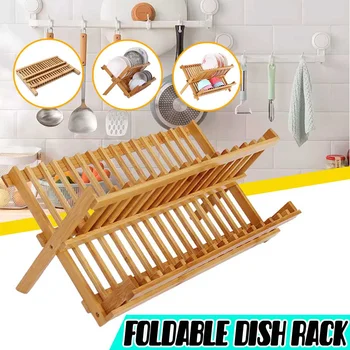 

Dish Drying Rack Over the Sink Kitchen Supplies Storage Shelf Counter-top Space Saver Display Stand Tableware Drainer Organizer