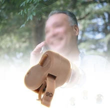 K-80 в ухо мини батарея питание Невидимый отключенный регулятор громкости Регулируемый слуховой аппарат усилитель звука для пожилых аудиофонов