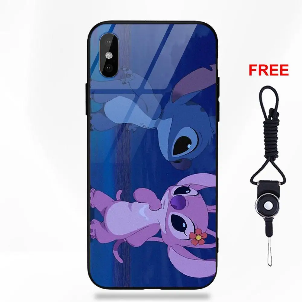 Omdnwd Ilo серия "Лило и Стич" Семья Охана для Apple iPhone 5 5C 5S SE 6 6S 7 8 Plus X XS Max XR - Цвет: as picture