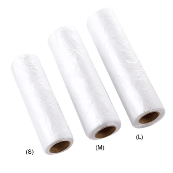 

100pcs/set Transparent Freezer Bags Kitchen Food Cling Film Refrigerator Fruits Disposable Thickened Food Storage Fresh Bag