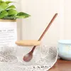 1PcLong Spoons Wooden Korean Style Spoon 100% Natural Wood Long Handle Round Spoons For Soup Cooking Mixing Stirr Kitchen Utensi ► Photo 2/6