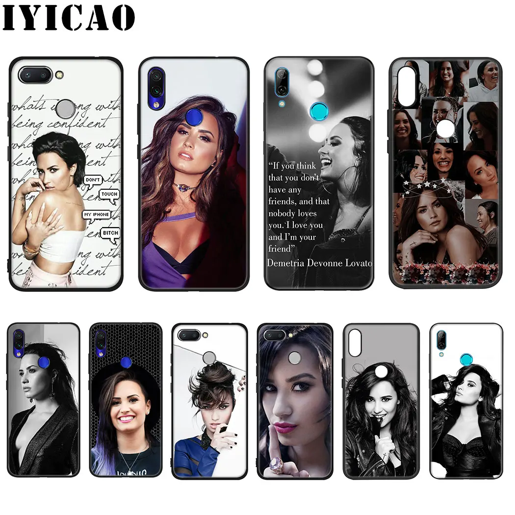 Мягкий силиконовый чехол IYICAO Singer Demi Lovato для Xiaomi Redmi Note 4X5 6 7 8 Pro 5A Prime |