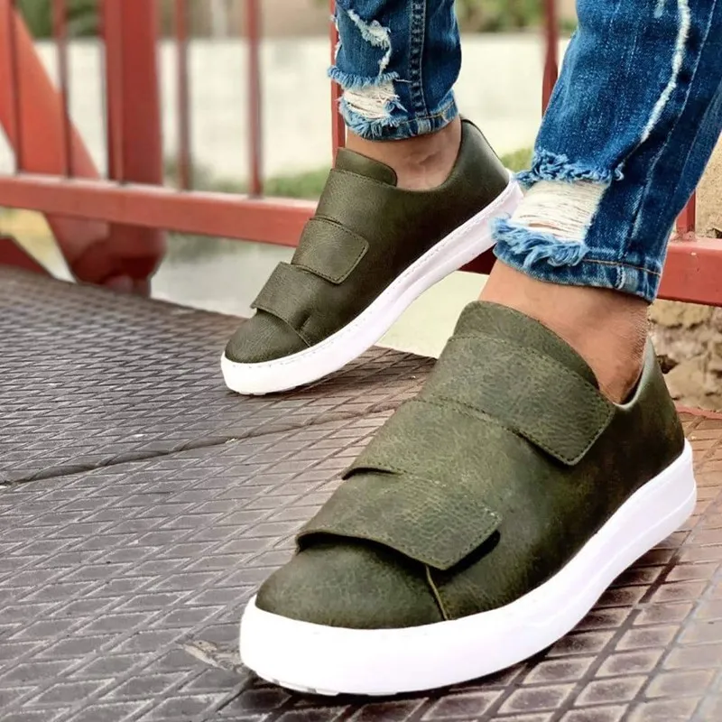 Chekich Men Casual Shoes for Men Sport High Sole Shoes Lace-up Men Sneakers Shoes Comfortable Flexible Fashion Style Leather Wedding Classic Shoes Breathable Walking Running Sneakers Tenis Zapatillas Hombre CH007