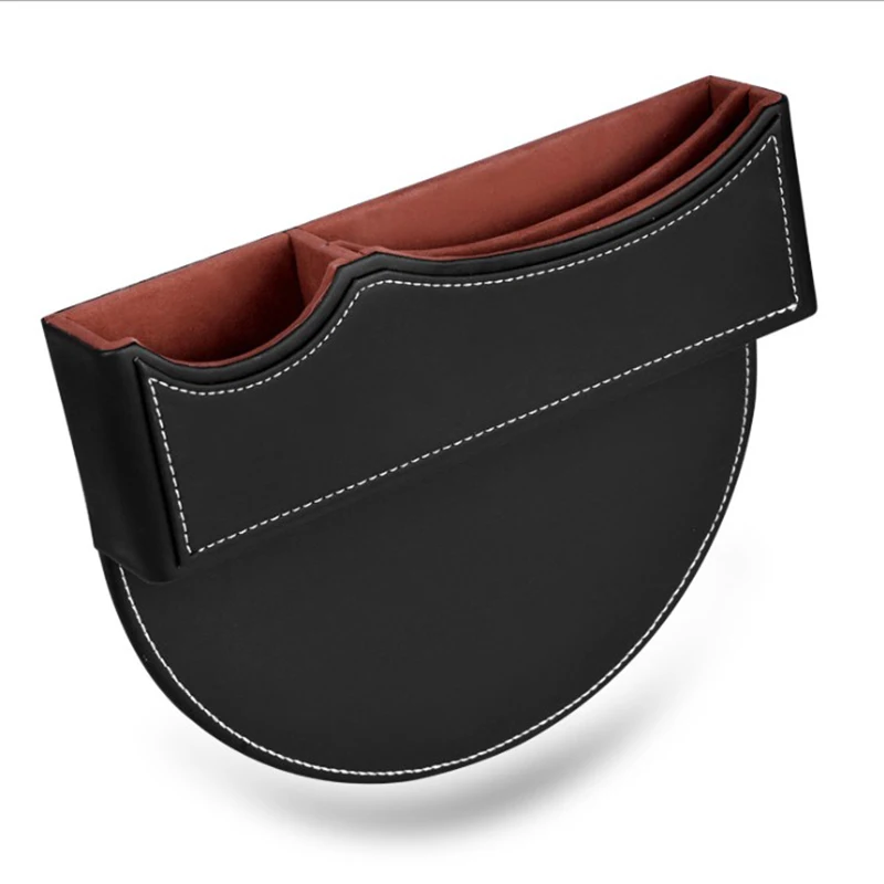 Seat Gap Filler Console Manager Car Pocket Catcher Storage Box for Smart Phone Change Coin Wallet Key (Black + | Автомобили и