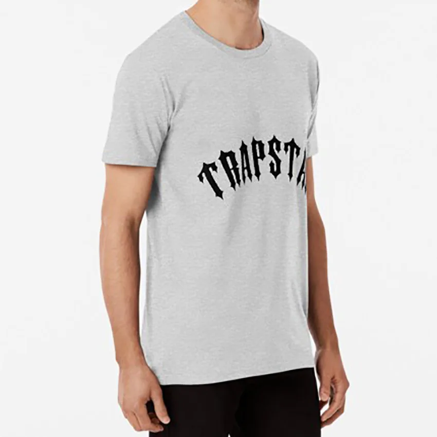 Trapstar London Curvo Irongate Logo T shirt streetwear moda trapstar london  trapstar - AliExpress Men's Clothing
