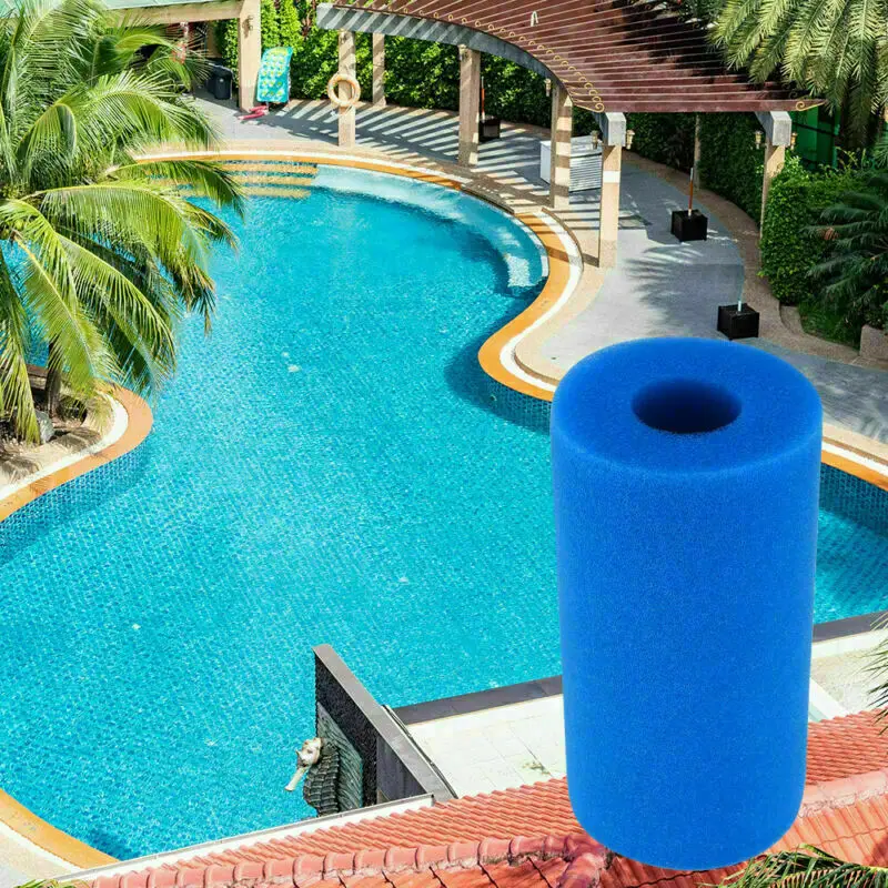 Blue Swimming Pool Foam Filter Sponge for Intex Type A Reusable
