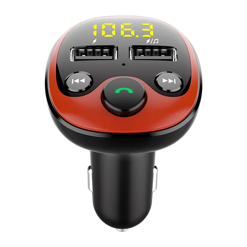 Многопортовое Зарядное устройство USB адаптер автомобильный Bluetooth 5 0 FM передатчик