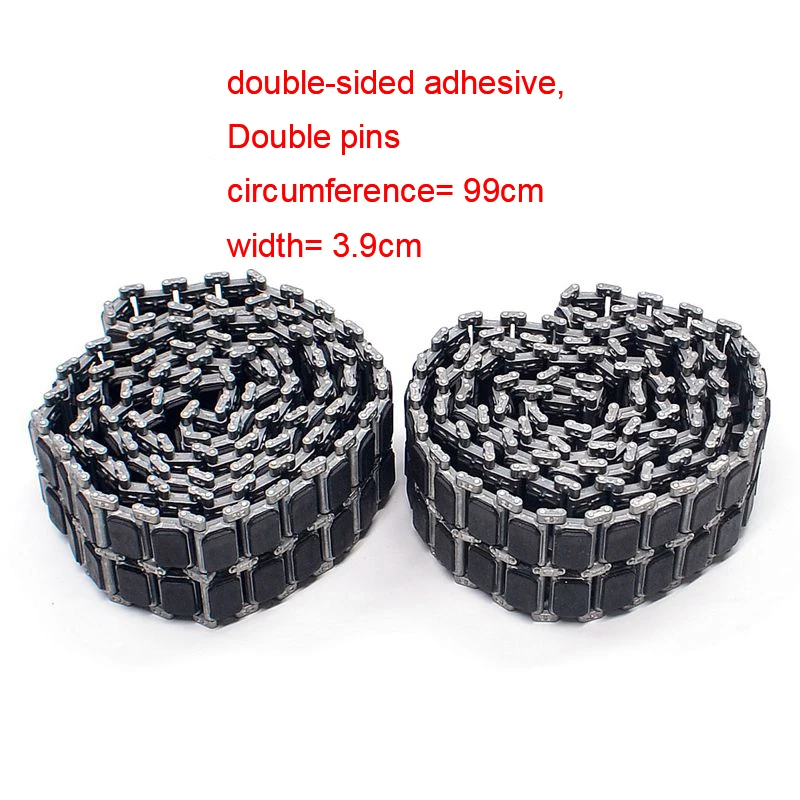 2Pcs(1Pair) Metal Track Spare Parts For 1/16 Heng Long RC Tank Model German Leopard 2A6 3889-1 - Цвет: C