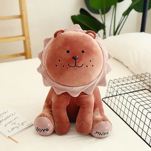 warm appease sunshine lion plush