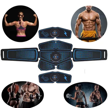 

Exercise Machine Abdominal Toning Belt Vibration Abdominal Muscle Trainer Electronic Belt Home Gym Fitness Massage EMS Equiment
