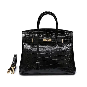 

New Genuine Leather Women Handbags Female Shoulder Crossbody Bags Luxury Designer Crocodile pattern Female Totes Messenger Bags