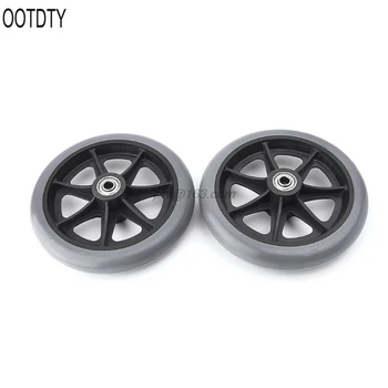 

2pcs 6" Wheelchair Casters Small Cart Rollers Chair Wheels Accessories