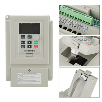 

New AC 220V Frequency Converter 1.5KW Variable Frequency Drive Converter VFD Speed Controller Converter Inversorde Sine Wave