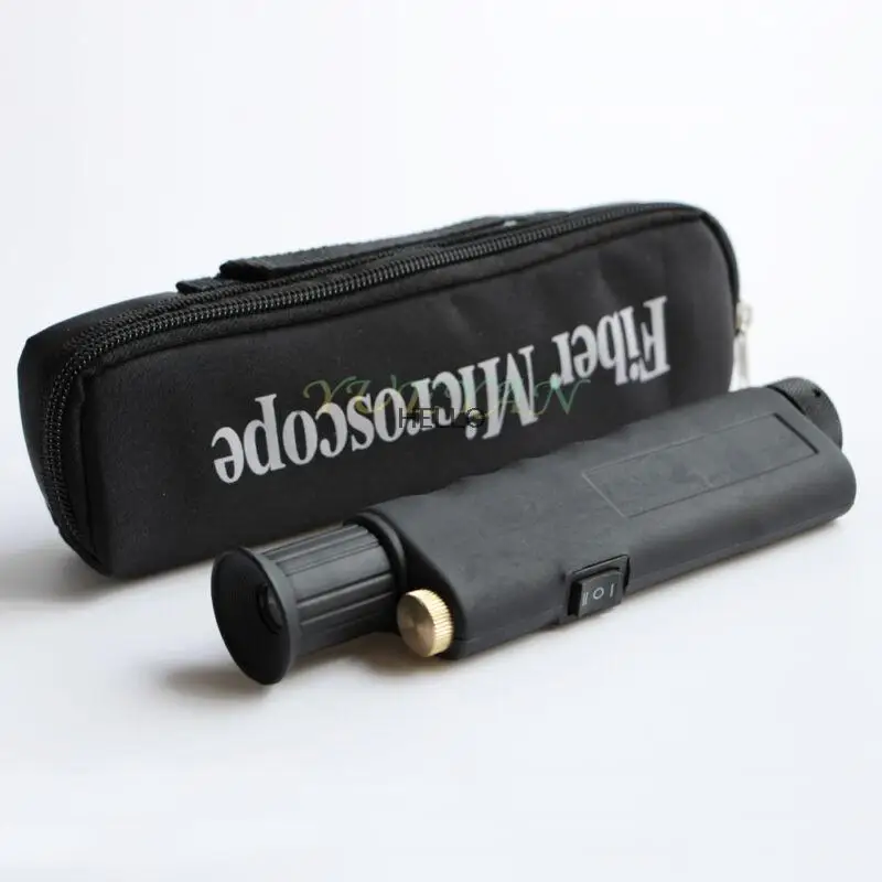 

Optical Fiber Testing Tools Tester Mini 200X Fiber Microscope Inspection Scope