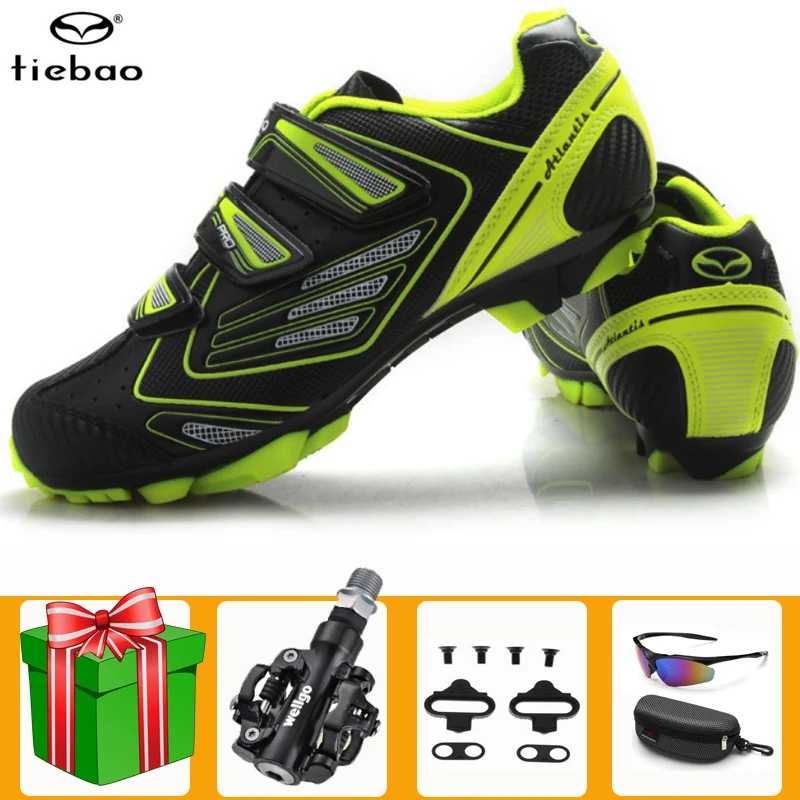 

Tiebao MTB Cycling Shoes Men Outdoor Sports sapatilha ciclismo Self-locking Nonslip Mountain Bike Sneakers Racing Women Shoes