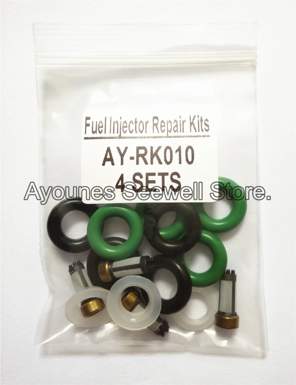 Fuel injector repair kit service kits fit for Nissan Sentra Fuel Injector #FBJB100 FBJC100 16600-5L700 166005L30 AY-RK010 4sets
