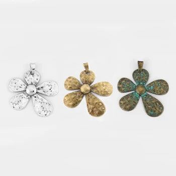

3pcs/Pack Mixed Color Charms Flower Round Star Butterfly Oval Elephant Large Pendant DIY Necklace Jewelry Making Findings