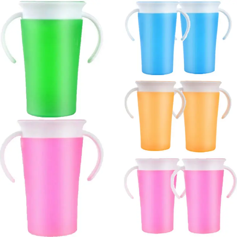 

Miracle Children Students Training 360 Degree Drink Prevent Leaking Cup Learning Drinking Cup LeakProof Child Water Cup Bottle