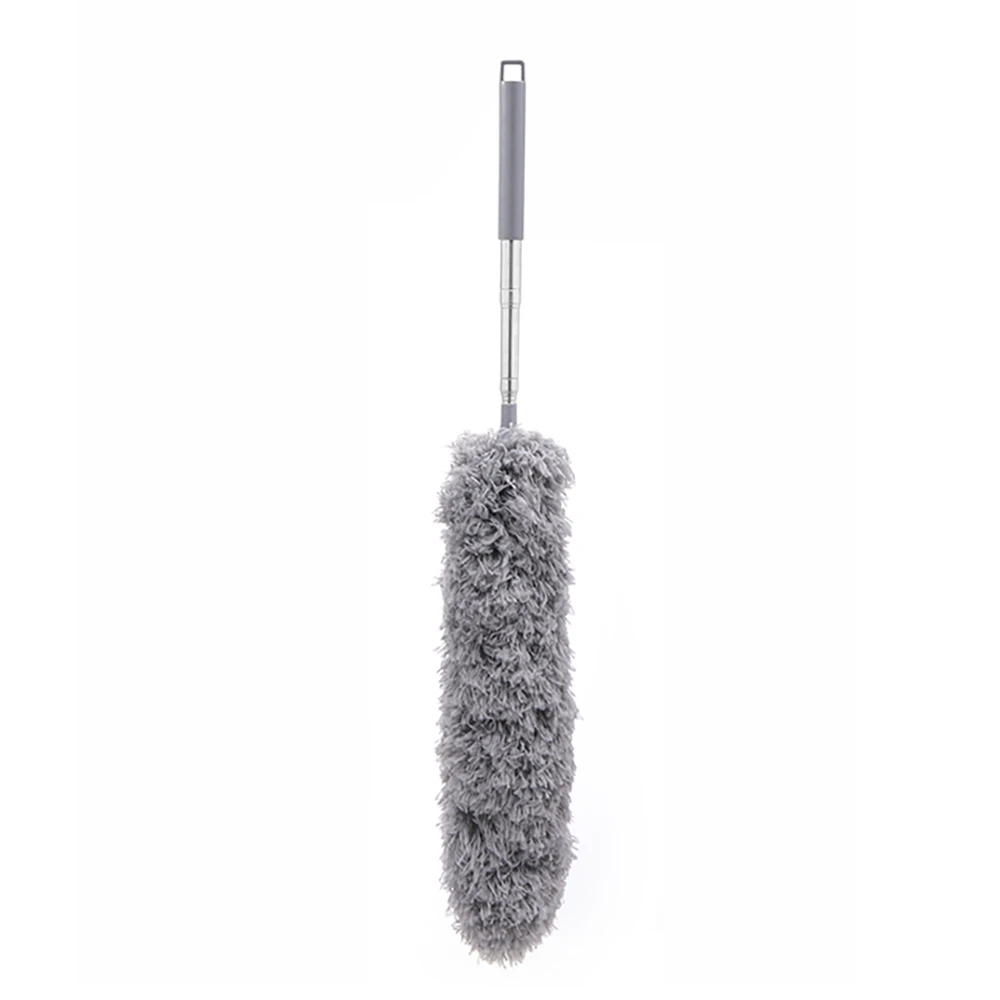 1 PC Extendable Feather Duster Stainless Steel Telescopic Dusters Cobweb Bendable Head Cleaning Blinds Roof Ceiling Fan | Дом и сад