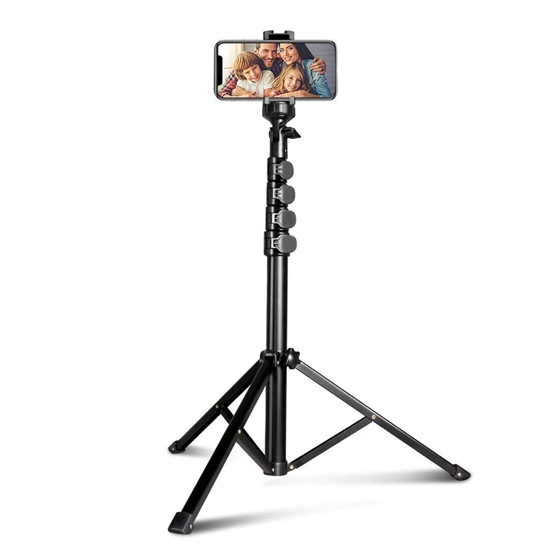 Selfie Stick Tripod Camera & Mobile Phone Stand With Bluetooth Remote Control And Universal Head Holder | Электроника