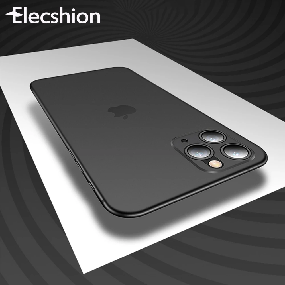 

Matte case for iphone 11 Pro Max Ultra Thin Covers For iPhone X XS XR Max TPU Coque iphone 8 7 6 6s Plus 0.3MM Shockproof Luxury