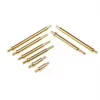 Connecteur broches Pogo chargé à ressort | Trous à travers, hauteur PCB 3 4 5 6 7 8 9 10 11 12 13 14 15 16 18 20.5mm, bride simple 1A 10 pièces ► Photo 1/6