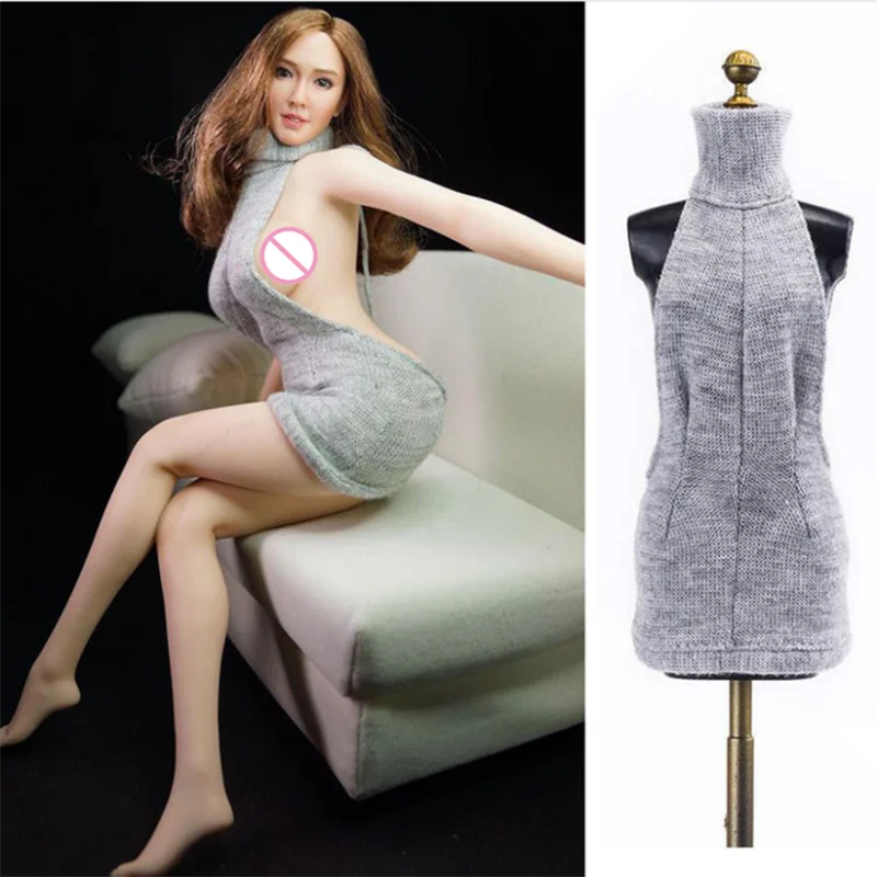 1/6 Scale Female Soldier Toy Model Fashion Sexy Halter Sweater Set Figure Accessories for 12" Movable Doll Body | Игрушки и хобби