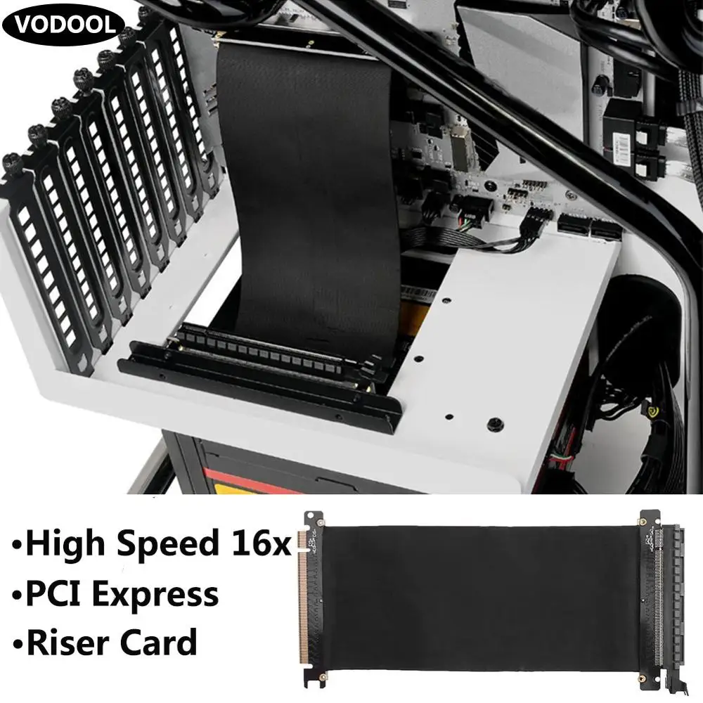 Высокоскоростные 16x компьютерные графические карты VODOOL фоторазъем кабеля PCI Express