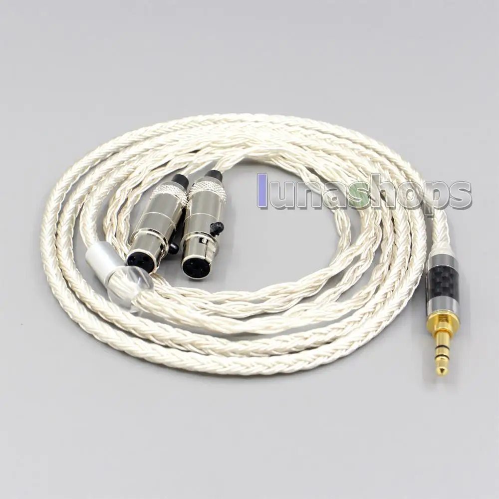 LN007053 16 Core OCC Silver Plated Headphone Earphone Cable For Audeze LCD 3 LCD 2 LCD X LCD XC LCD 4z LCD MX4 LCD GX