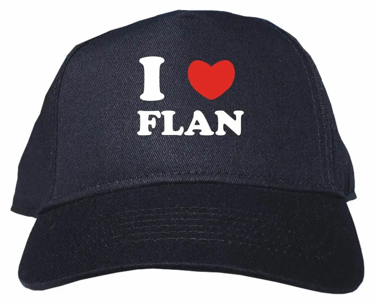 Печать I Heart Love Flan взрослые бейсболки кепки регулируемые