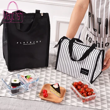 

Magic Fish Portable Lunch Bags For Women Thermal Cooler Insulated Picnic Bento Tote Travel Fruit Drink Food Fresh Organizer