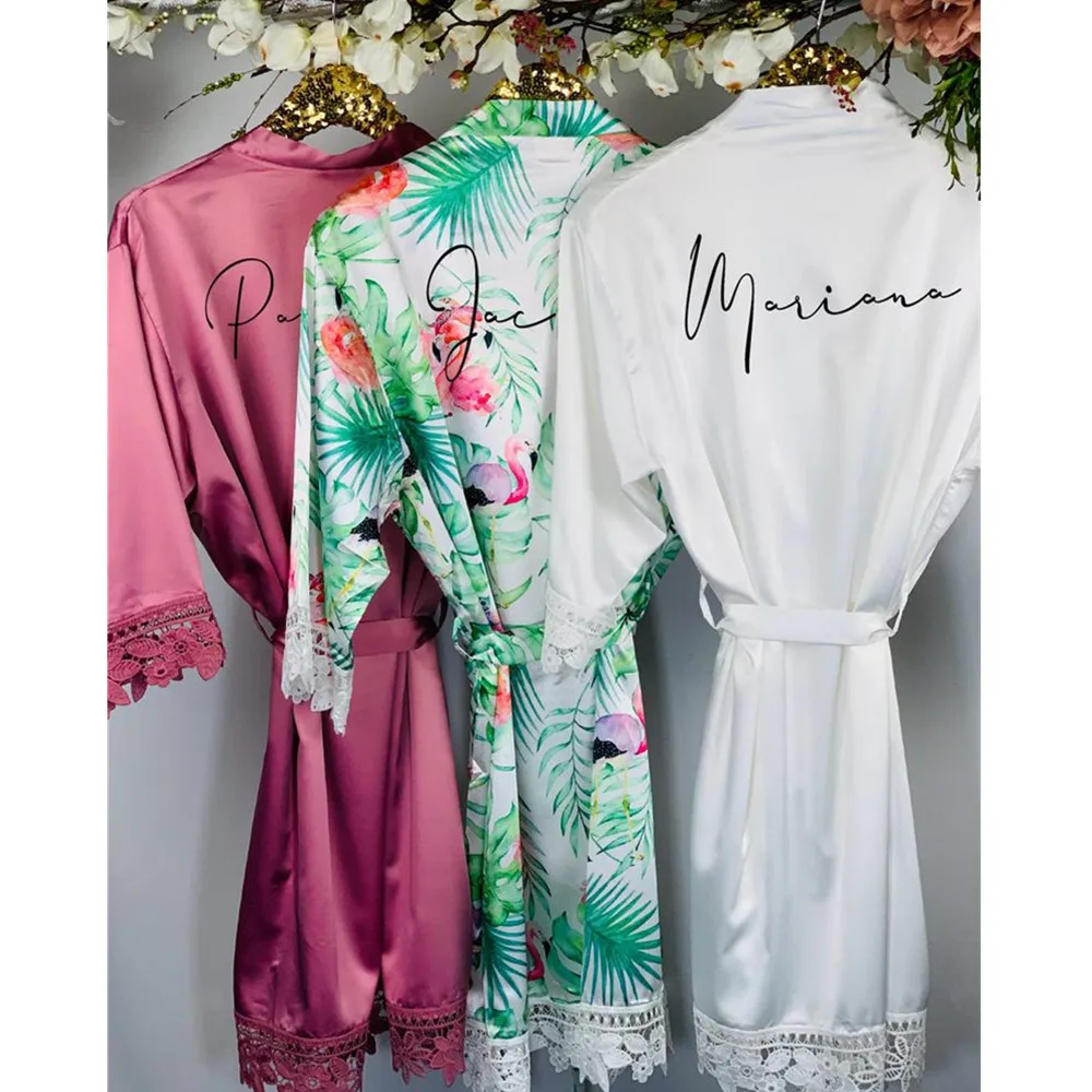 bridal party dressing gowns
