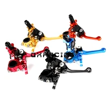 Универсальный Мотоцикл CNC 360 градусов складной рычаг сцепления для CRF KLX YZF RMZ KAYO BSE Dirt Bike MX Мотокросс Эндуро внедорожный