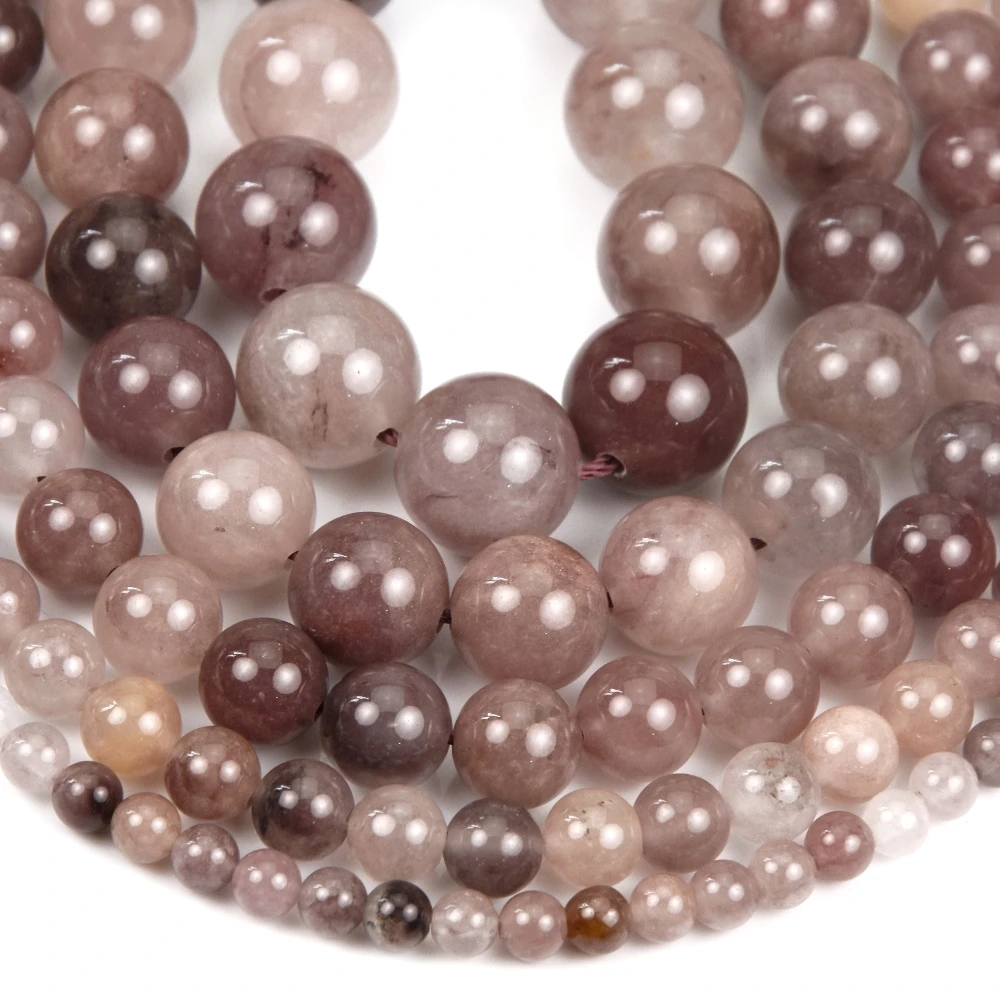 

28/44/95 Pcs/set Natural Purple Stone Beads Bracelet Necklace Jewelry Making Beads 4-12mm Loose Beads DIY Spacer Beads